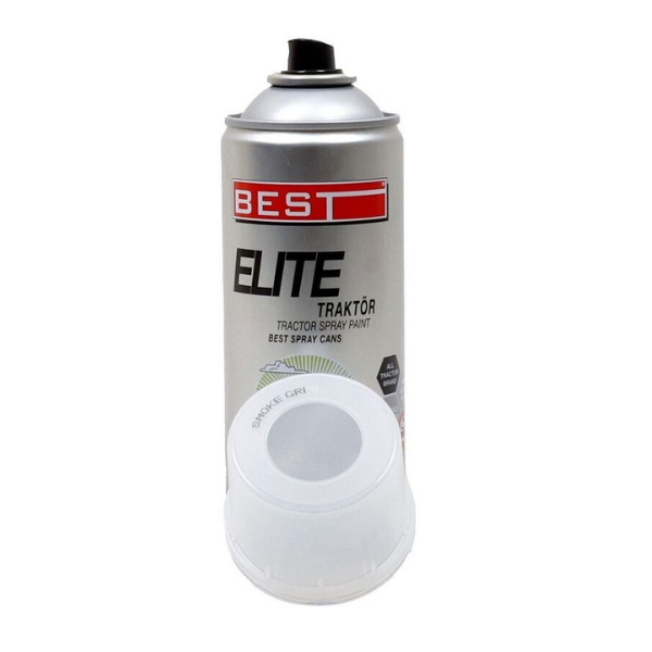 BEST Elite Smoke Gri Traktör Boyası Sprey 400 ML 2