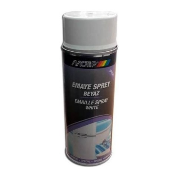 MOTİP Emaye Beyaz Eşya Boyası 400ML (Bulaşık Makine Beyazı)